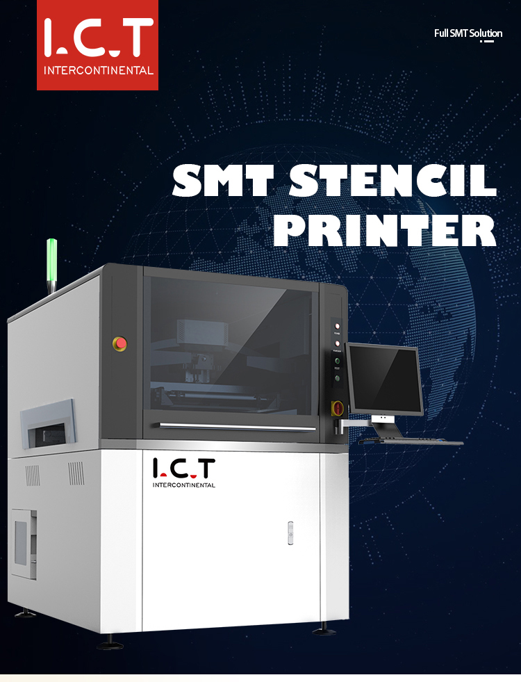 I.C.T-5151 | Solder Paste PCB SMT Machine Screen Printer Fully ...