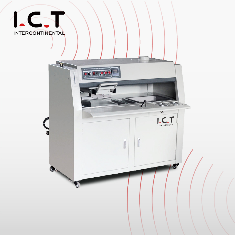 I.C.T Fully Automatic Dual Wave Soldering Machine Dip Solder Wave Machine from China