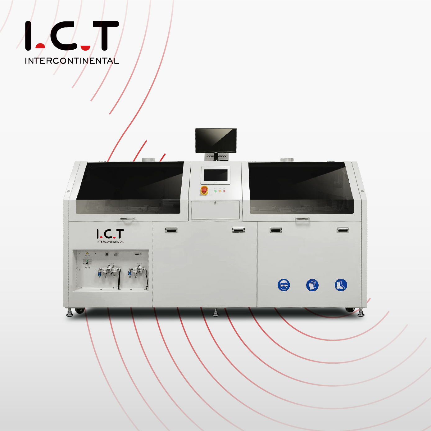 I.C.T Automatic Online PCB Selective Soldering Machine from China
